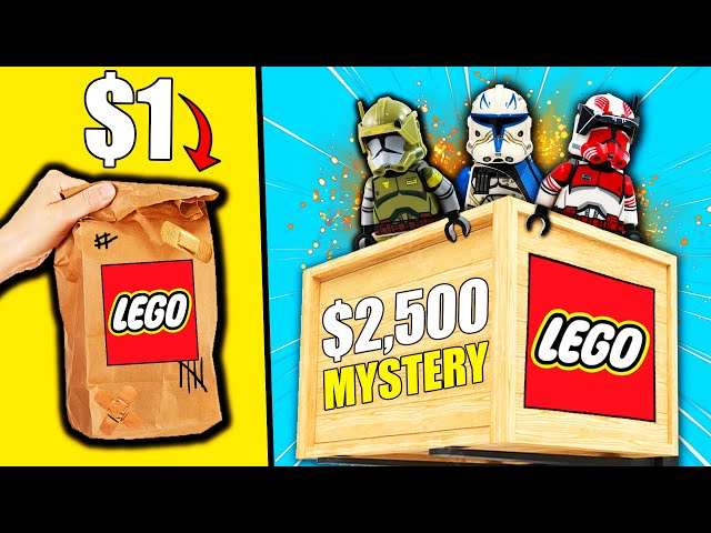 $1 vs $2,500 LEGO Mystery Box...