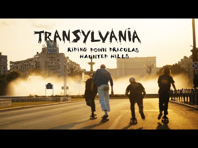 Riding Draculas Haunted Hills w/ Barney Page, Aidan Campbell & Crew  |  Transylvania Skate Mission