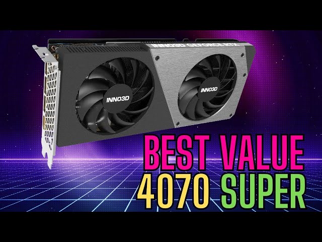 INNO3D GEFORCE RTX 4070 SUPER TWIN X2 - Review   - 4K HDR 60fps
