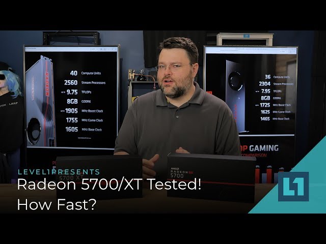 How fast is the Radeon 5700 & 5700 XT? What about RTX?