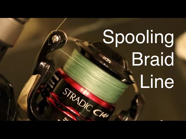 How to Spool Braided Line on a Spinning Reel Without Line Twists or Loops
