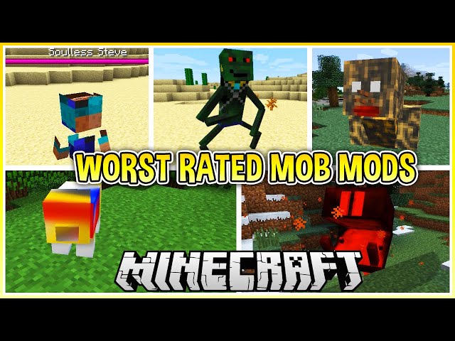 I Downloaded the Worst Rated Mob Mods in Minecraft..