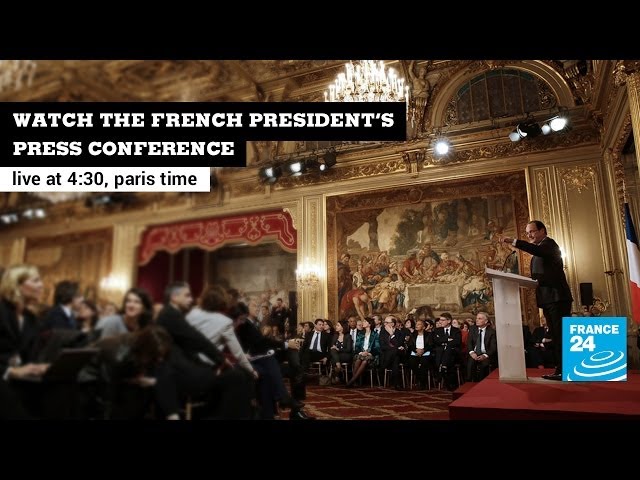 Watch the French President's press conference live