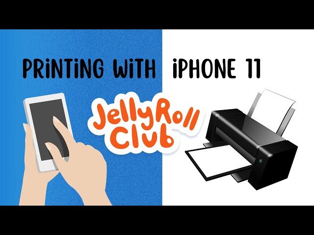 How to print from an iPhone 11