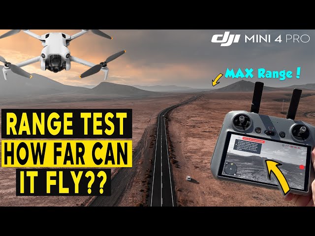 DJI MINI 4 PRO RANGE TEST - HOW FAR WILL IT FLY??