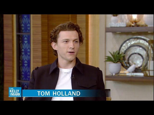 Tom Holland Waved the Flag at the Monaco Grand Prix