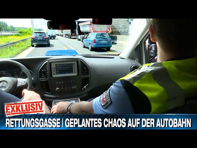 Doku Rettungsgasse // Chaos auf der Autobahn – Polizei und Feuerwehr greifen durch