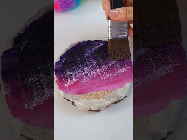 Easy Aurora Acrylic Painting Technique #art #painting #paintingtutorial