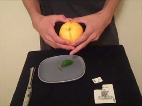 Card to Lemon/Orange Trick Revealed