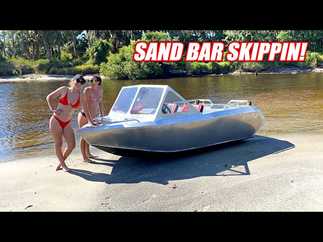 BEST BOATS EVER!!! Taking Our Supercharged Mini Jet Boats On SUPER Shallow River Trails!