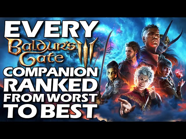 Every Baldur’s Gate 3 Companion Ranked from WORST to BEST