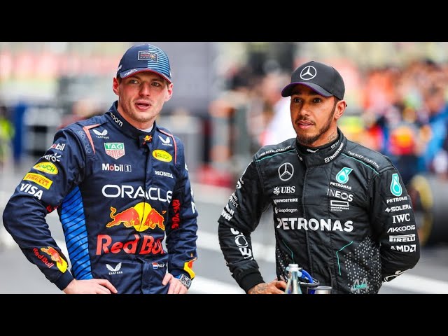 Lewis Hamilton Max Verstappen & Sergio Perez together after Sprint Race | Behind the scenes