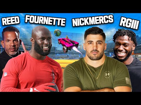 Leonard Fournette and RGIII play Rocket League! (ft Nickmercs) | NFL Tuesday Night Gaming