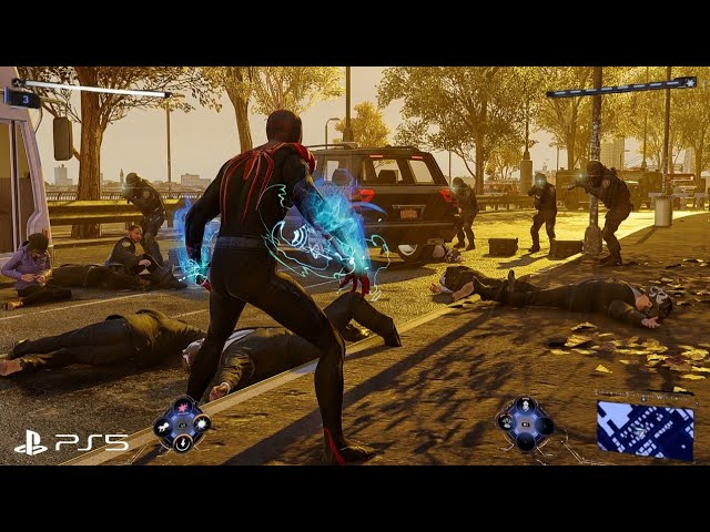 Marvel's Spider-Man 2 PS5 - Miles Morales Prototype Suit Combat Gameplay ► Spider-Man PC