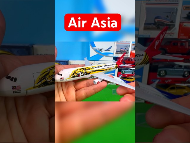 Unboxing Air Asia plane model Airbus A 320