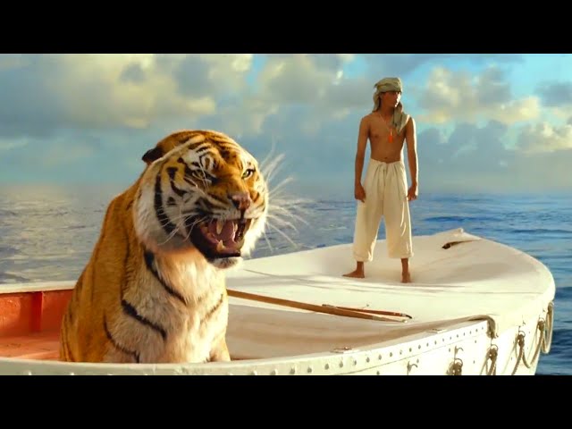 Being Stuck at Furious Sea, He Has to Fight Through Hardships with A Hungry Tiger |LIFE OF PI|FILM