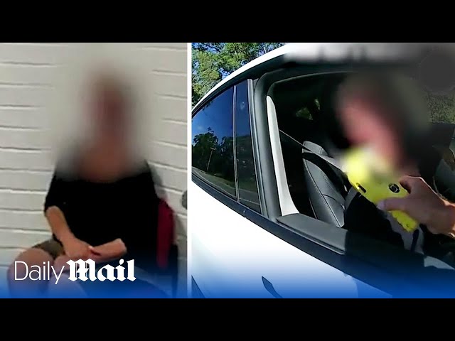 Drunk driver is caught behind the wheel TWICE in one day