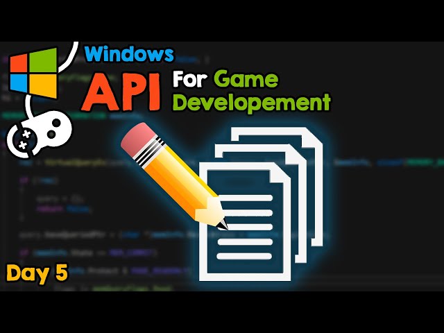 Reading and writing files. WIN API for Game Developers, day 5.