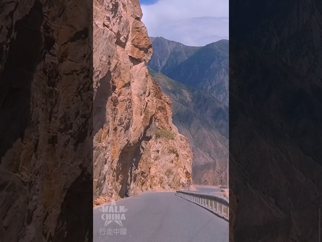 Tibet G318's most difficult Mountain road #tibet #driving #china
