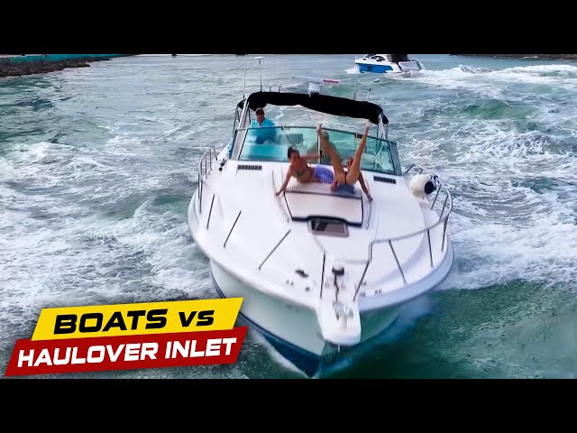 PASSENGERS GET BEAT UP AT HAULOVER INLET! | Boats vs Haulover Inlet