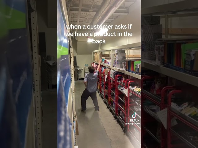 when a customer asks if we have a product in the back🧻 | tiktok short