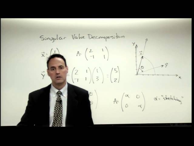 Lecture: The Singular Value Decomposition (SVD)