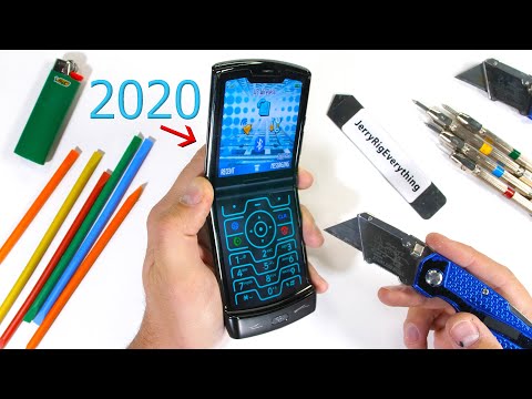 2020 Moto RAZR Durability Test! - Will the Folding Icon Survive!?