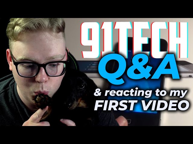 Reacting to my first ever video - 91Tech Live!