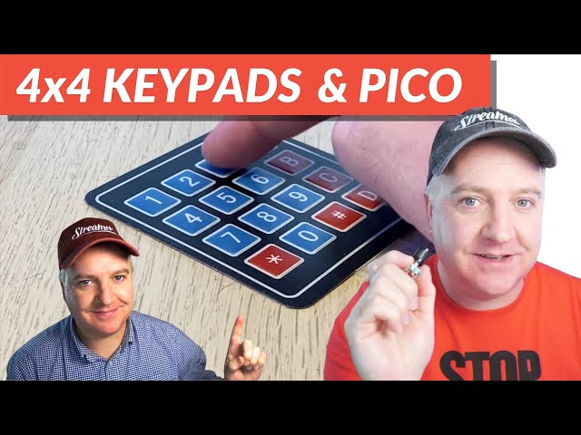 4x4 Keypads, Raspberry Pi Pico and MicroPython