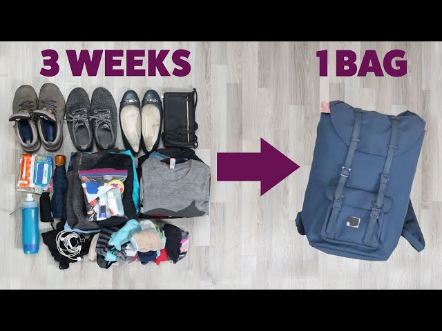 How To Pack Light For A Long Trip