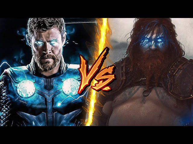 Thor VS Thor - Who Will Win? | MCU vs God of War