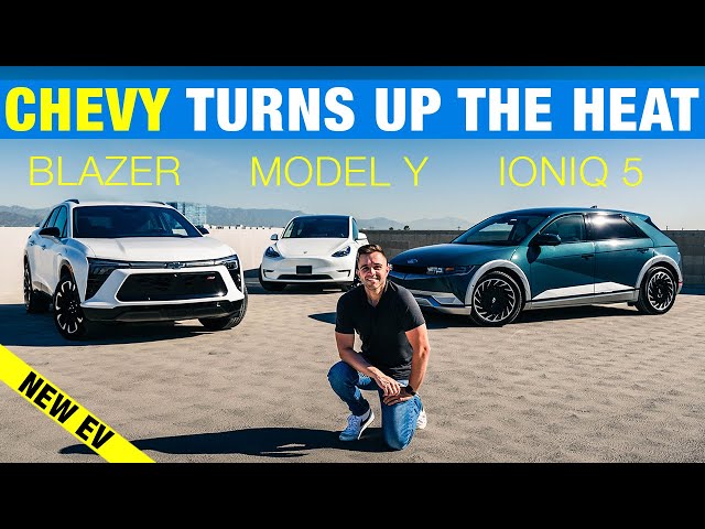 Chevy Blazer EV vs. Tesla Model Y vs. Hyundai Ioniq 5 | Electric SUV Comparison Test
