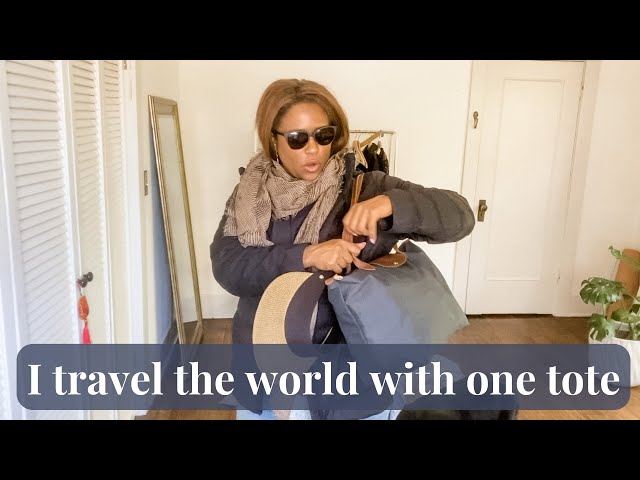MINIMALIST PACK WITH ME: Traveling Only With A Personal Item | How To Pack Light For Travel