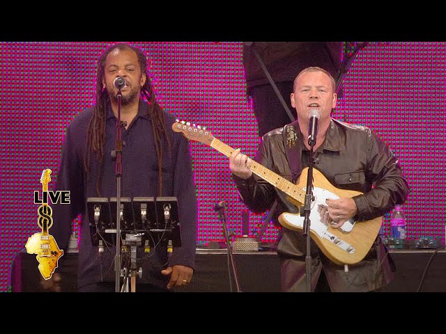 UB40/ Hunterz /The Dhol Blasters - Hit Medley/(I Can't Help) Falling In Love With You  (Live 8 2005)