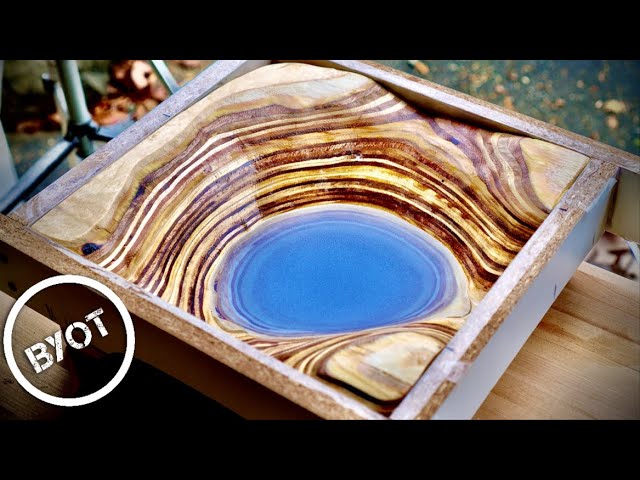 DIY PLYWOOD FURNITURE EPOXY TABLE STAND - TOPOGRAPHY MAP GIVEAWAY