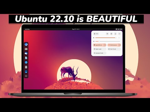 UBUNTU 22.10 (Kinetic Kudu) - Just BEAUTIFUL !!
