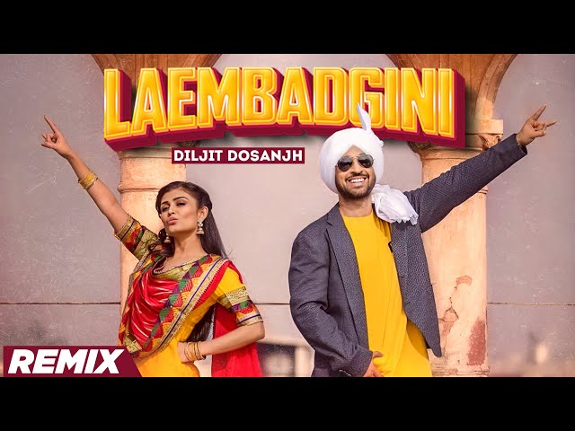 Laembadgini (Remix) | Diljit Dosanjh | Dj Dalal London | Latest Punjabi Songs 2024 | Speed Records