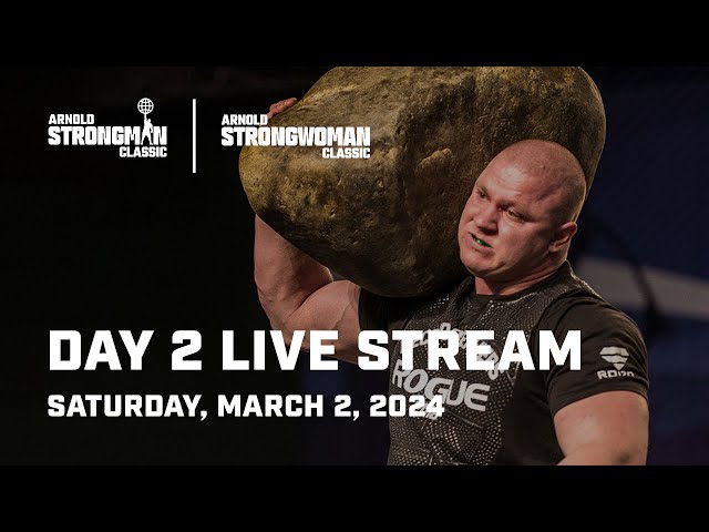 Day 2 | 2024 Arnold Strongman Classic | Full Live Stream