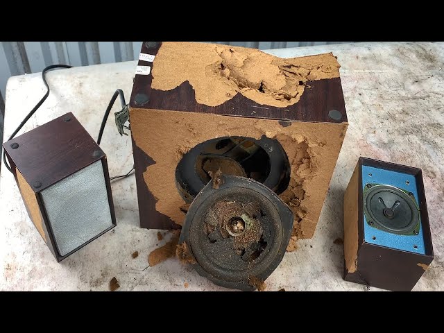 Restoration Old Mini Speakers // Restore Computer Woofers