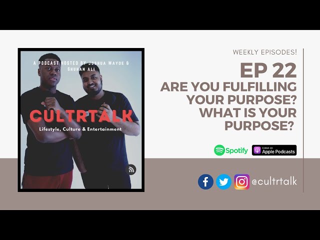 #EP 22: ARE YOU FULFILLING YOUR PURPOSE? WHAT IS IT? MINI CATCH UP WITH THE GUYS GOT DEEP