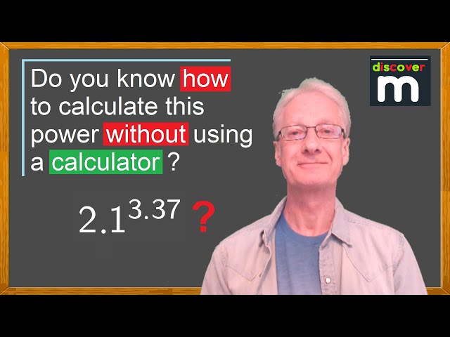 ❓❓ Do you know how to calculate this power without using a calculator ❓❓ Decimal power exponent