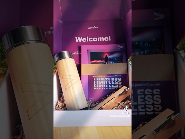 Just got my Accenture Welcome Kit! 🥰✨️