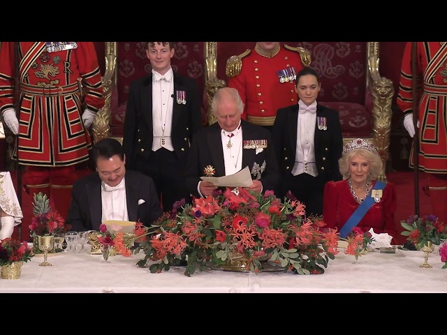 The King's speech at the State Banquet for the Republic of Korea