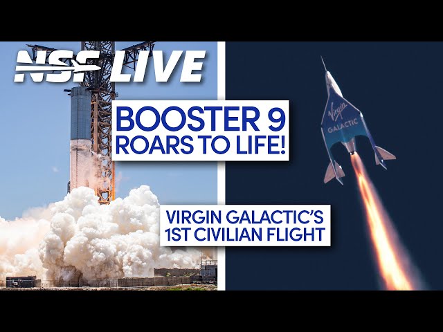 NSF Live: Booster 9 First Static Fire and Virgin Galactic Second Commercial Flight