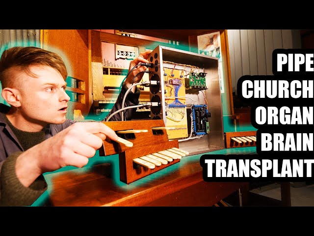 I BOUGHT A CHURCH ORGAN PART 14 - CONSOLE BRAINS AND WIRING