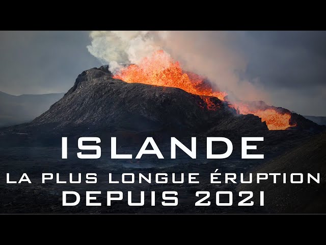 L'ISLANDE connaît sa PLUS LONGUE ÉRUPTION depuis 2021