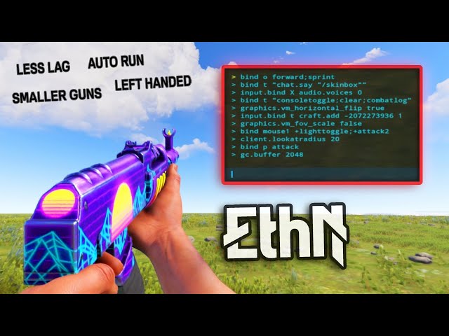 The BEST Commands and Keybinds for Rust (2023 Edition) #EthN
