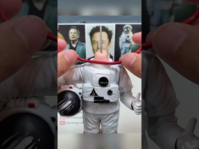 Clay Artisan JAY ：Bringing Elon Musk's Clay Portrait to Life