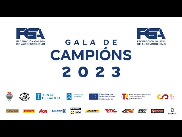 Gala de Campións da Federación Galega de Automobilismo.