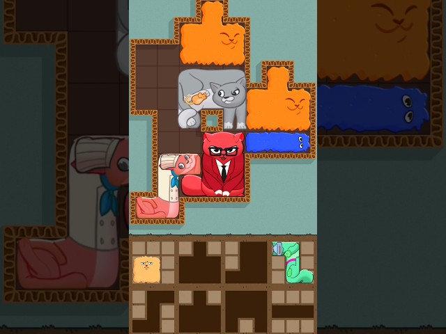 Puzzle Cats Walkthrough (android iOS) gameplay #shorts #game #funny